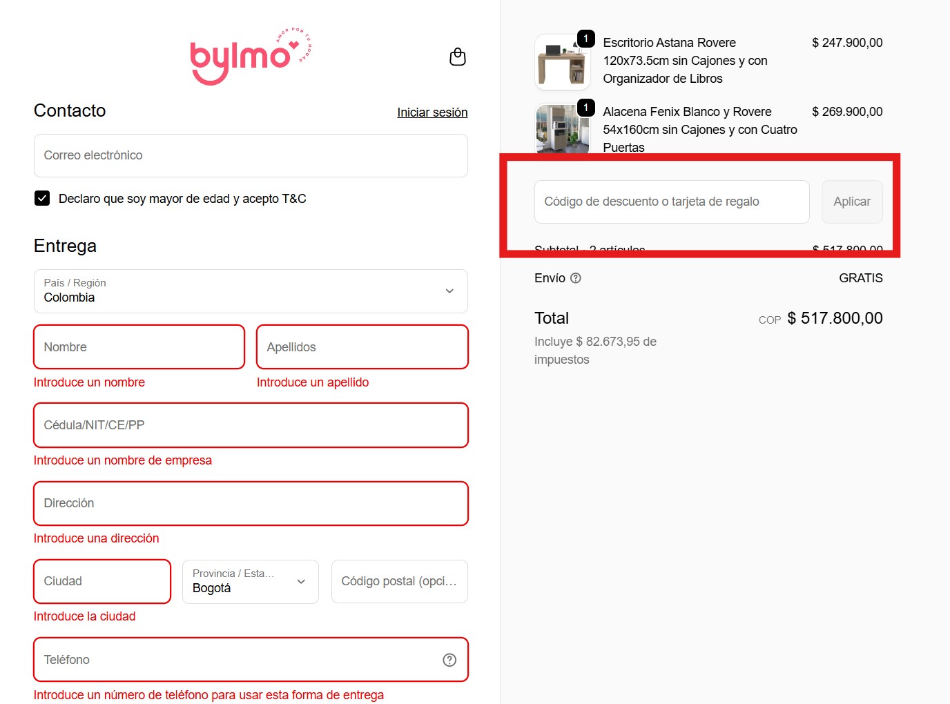 Descuento Cupón de descuento Bylmo