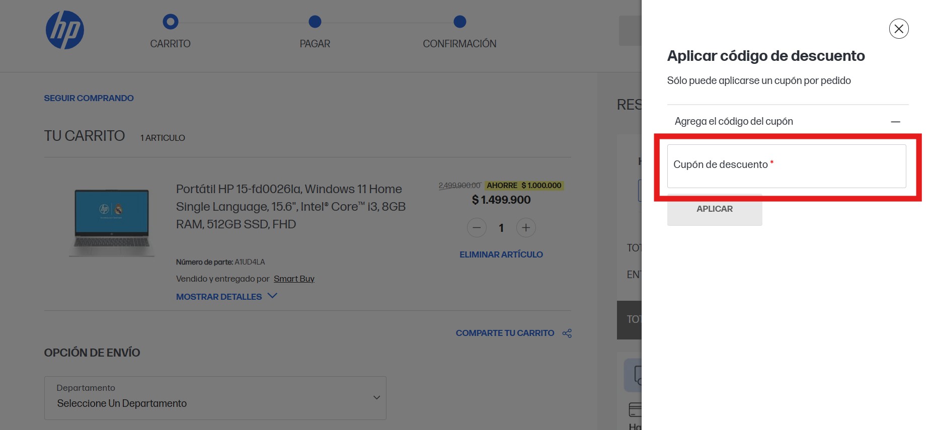 Descuento Cupónes HP Colombia